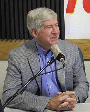 Snyder delivered a special message today on energy and the environment