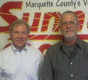 Marquette Township Manager Randy Girard and Planning Commissioner Michael Springer.