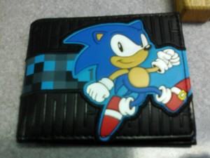 ...yes, it's totally a Sonic wallet!  WORTH IT.