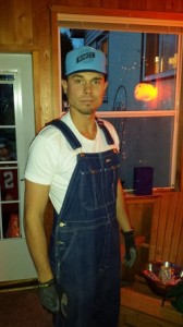 My brother Wayne, the farmer.