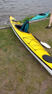 Some pretty nice kayaks were on display on Saturday
