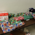 Gifts for the veterans from the community, Great Lakes Radio, and Kewadin Cares