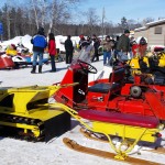 2015 Antique and Vintage Snowmobile Show at Crossroads Restaurant Marquette-009