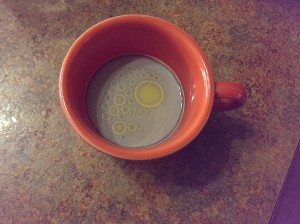 Whole Milk Cream in the Coffee