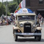 THE VFW in the Pioneer Days Parade in Negaunee, MI 2015