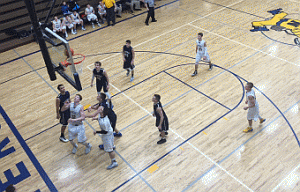 The Negaunee Miners won 57-37 over the Norway-Vulcan Knights on Sunny.FM.