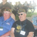 Veterans Smile at Wall Ceremony