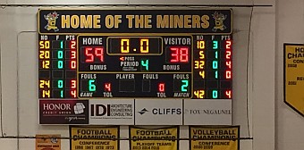 The Negaunee Miners Girls Basketball Team won 59-38 over the Gladstone Braves in the opening game of the season on Sunny.FM. GO MINERS!!!