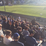 The Negaunee Miners Marching Band playing at the football game 08/31/17