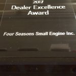 The Four Seasons Small Engine Dealer Excellence Award