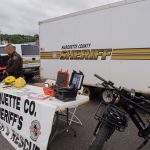 The Marquette County Sheriff's Search and Resue team was on site showing off their ATV and mountain bikes used to preform rescues.