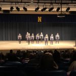 The Negaunee Dance team preformed for the crowd too.