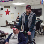 GLR Sales Rep Bruce helped this gentleman around the room..