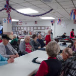 The room really started to fill up!