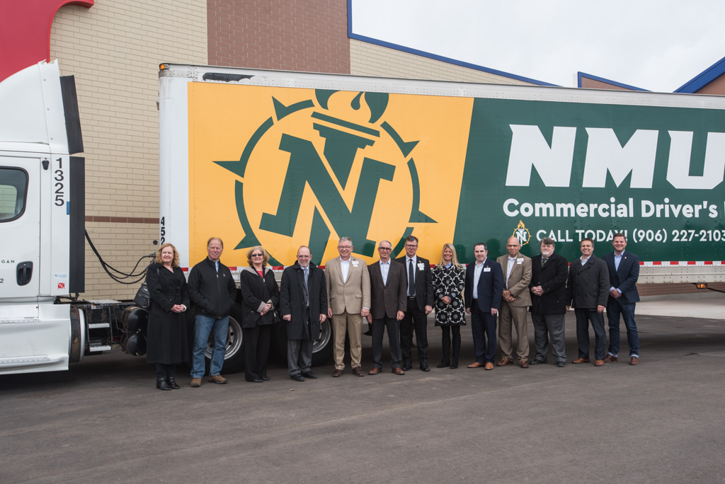 Meijer and NMU Representatives gather for a group photo.