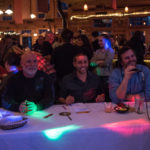 The three judges of the night: Joey, Chris and Jeff.