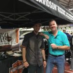 Mark Evans with Evan from Bald Eagle Harley-Davidson
