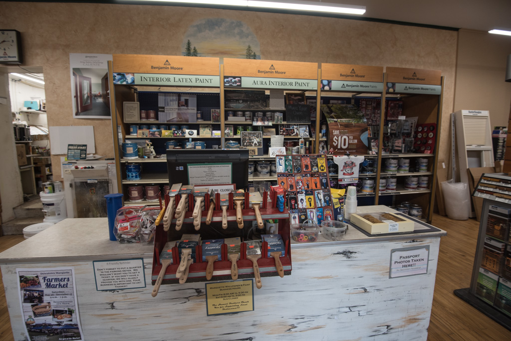Come in and talk to the Hamari Brothers at Marquette Wallpaper and Paint.