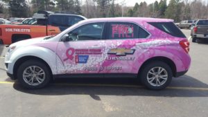 Frei Chevrolet supports Breast Cancer awareness.