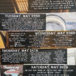 Check out the schedule of events for next week.