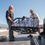 Luke Noordyk and Joe Mueller loading up the Snowdog to take to Frei.