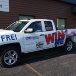 The Frei Chevrolet 2018 Silverado at River Rock Lanes