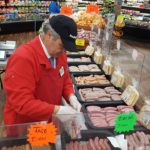 Pete working the brat station