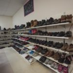 Quite a selection of shoes at Vinnie's in Marquette