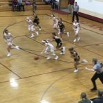 Rushing ball down the court