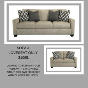 Try out this Crislyn Sofa and Loveseat set at Ashley HomeStore.