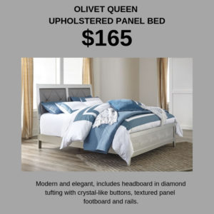 Save big on a new queen bed at Ashley HomeStore - just $165!