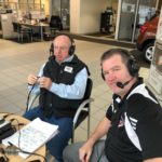 Mark and Jim during the broadcast