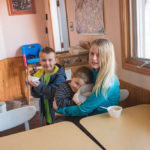 The Cizek grand kids enjoying some ice cream.