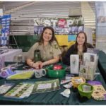 Holly Lipinski and Abby Petersen of the Hiawatha USFS Talk about Invasive Species at the 26th Annual UP Boat, Sport, and RV Show