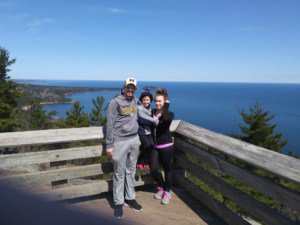 Kelsey and her family at Sugarloaf Mountain on Sunday