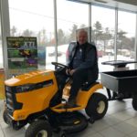 Register to win this Cub Cadet lawnmower and hauler at Frei Chevy
