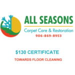 ALl Seasons Carpet Care Certificates Deal of the Day