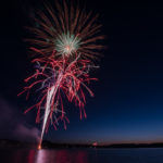 They had fireworks that shot out in all different directions.