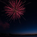 There were cars parked on US-41 all the way around the lake.