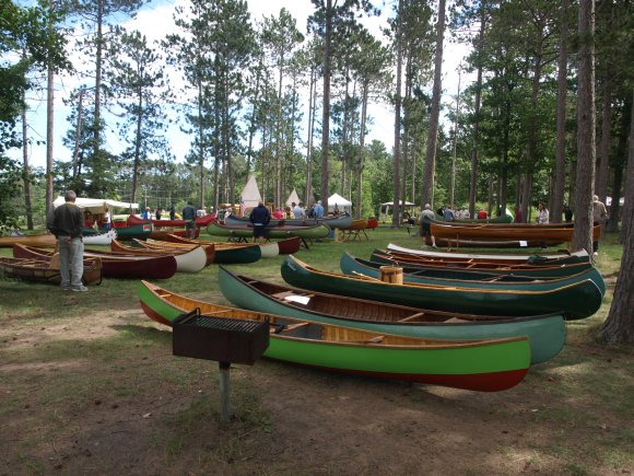 Wooden Canoe Assembly in Marquette Tourist Park August 17th 10a-8p