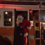 Thanks to the Marquette Township Fire Department for bringing Santa.