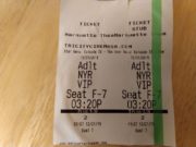 My ticket stub from Star Wars: The Rise of Skywalker