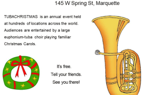 Tom Bronken 8th Day Interview - Tuba Christmas on Sunday, December 15th MRHC 130p-230p