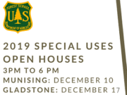 US Forest Service Special Use Permits Open House Gladstone December 17th from 3p-6p