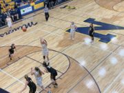 Negaunee Girls Basketball Victorious 47-34 over Gwinn on Sunny 101.9 Morgan Carlson shoots a free throw for the Miners in their 47-34 win over Gwinn.