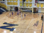 Both teams battled in the paint all night long in Lakeview Memorial Gymnasium.