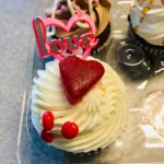 Super One Foods Cinnamon Buttercream Filled and Topped w Cinnamon Candies Cupcake