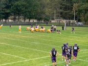 Negaunee drives down the field for a touchdown during Friday night's 22-20 loss to Gladstone on Sunny 101.9.