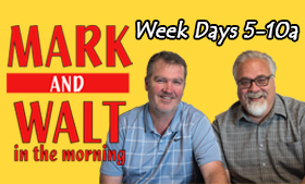 Mark and Walt in the Morning on Sunny 101.9