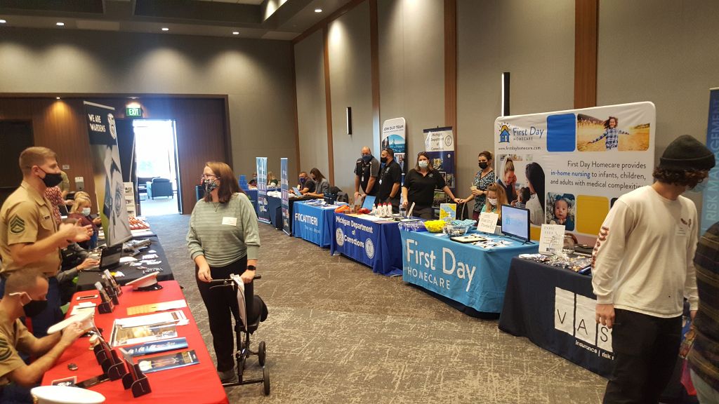 Businesses all across the UP and more have come to the NMU Job Fair